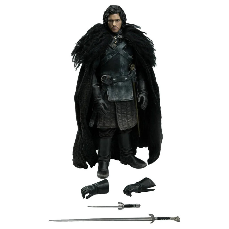 (Pre-Owned) ThreeZero Collectibles Game of Thrones Jon Snow 12" Night's Watch Oath Figure - مجسم مستعمل
